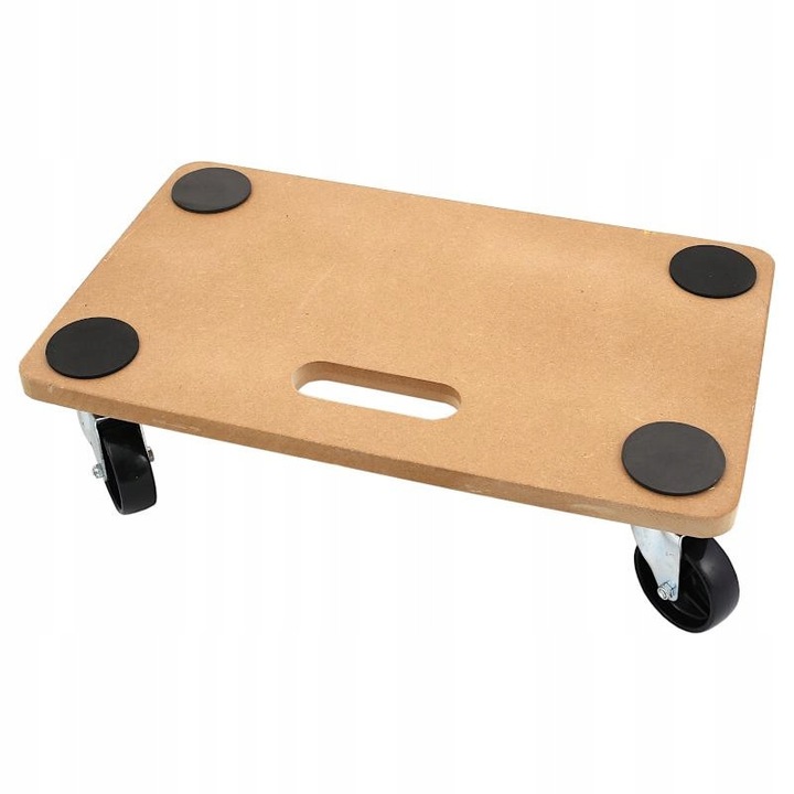 Platforma transportoare 500x300x120mm, 200kg, 4 roti, protectii din spuma