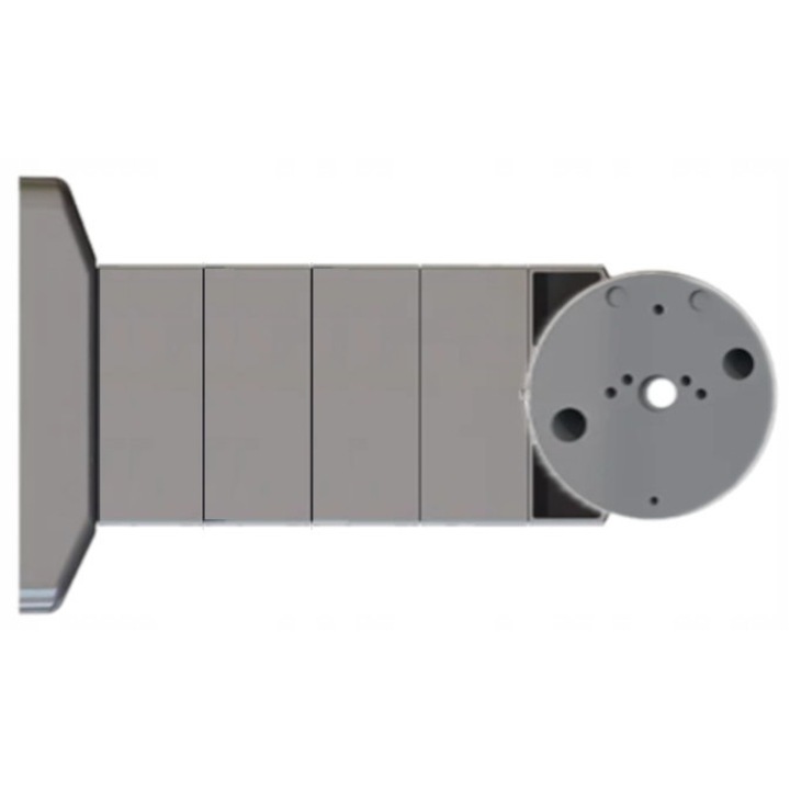 Комплект дистанционни скоби Satel Bracket E-AGATE-EX GY за сензори AGATE и AOCD-260, 30 мм, 20 мм, сив