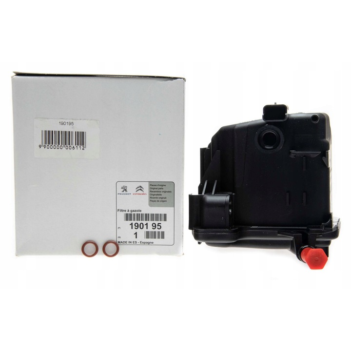 Горивен филтър Peugeot 1.6 HDI, размери 122x123x10mm, комплект 1 брой