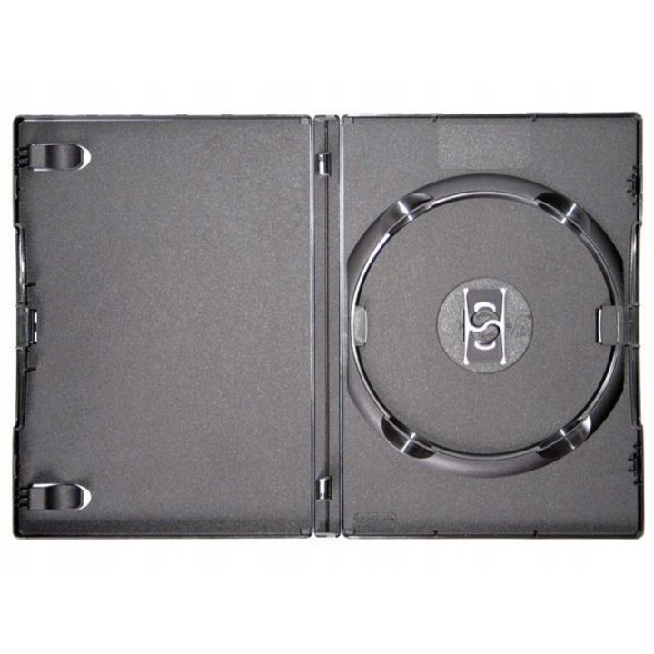 Комплект от 10 DVD кутии, 14мм, черни