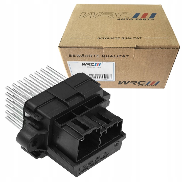 Fűtőmotor előtétellenállás WRC Original Parts, 12V, 5 tűs, Opel Astra J, Insignia A, Mokka X, Meriva modellekhez