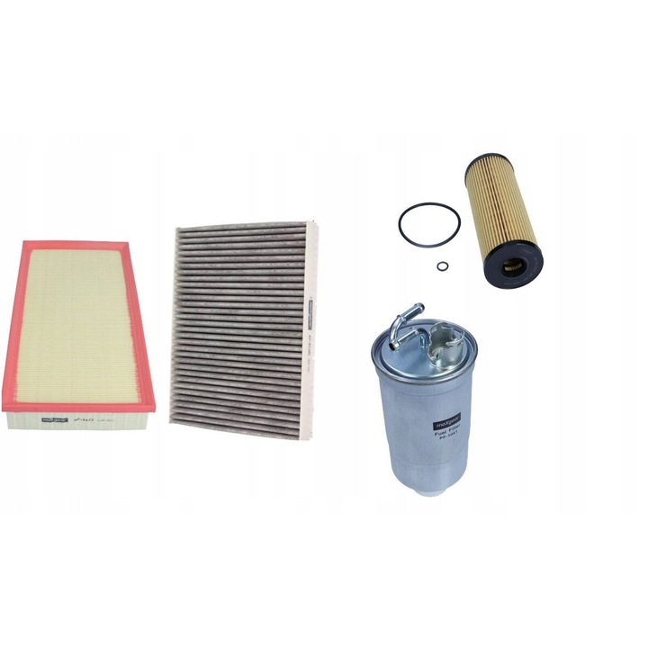 Set filtre auto Maxgear pentru AUDI A3 8L, SKODA OCTAVIA I, VOLKSWAGEN BORA, GOLF IV, NEW BEETLE, 1.9 SDI/TDI, 4 piese