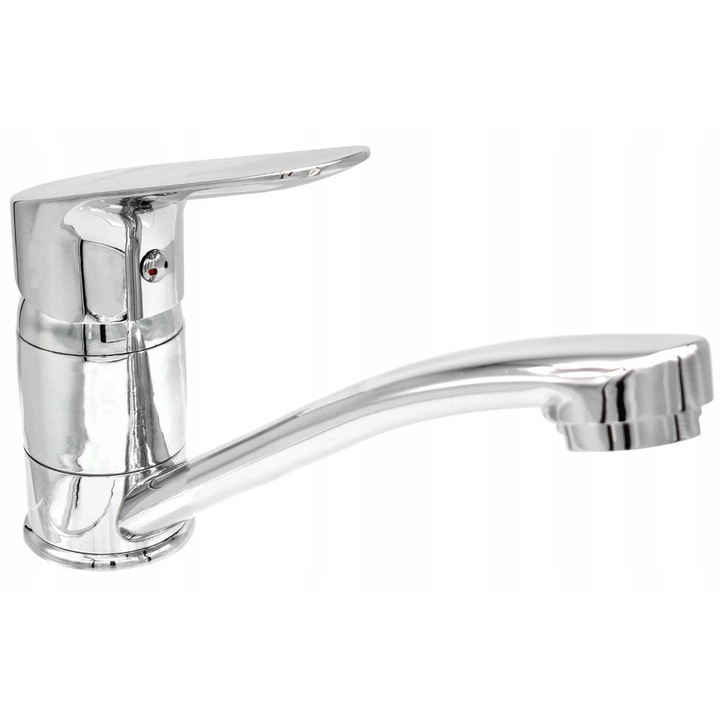 Liveno Sigma mosdó csaptelep, króm, 14x15cm, 2 fogantyús, mozgatható kifolyóval