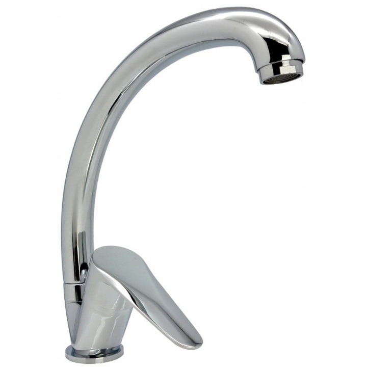 Liveno mosogató csaptelep, króm, 25 cm, forgatható kifolyóval