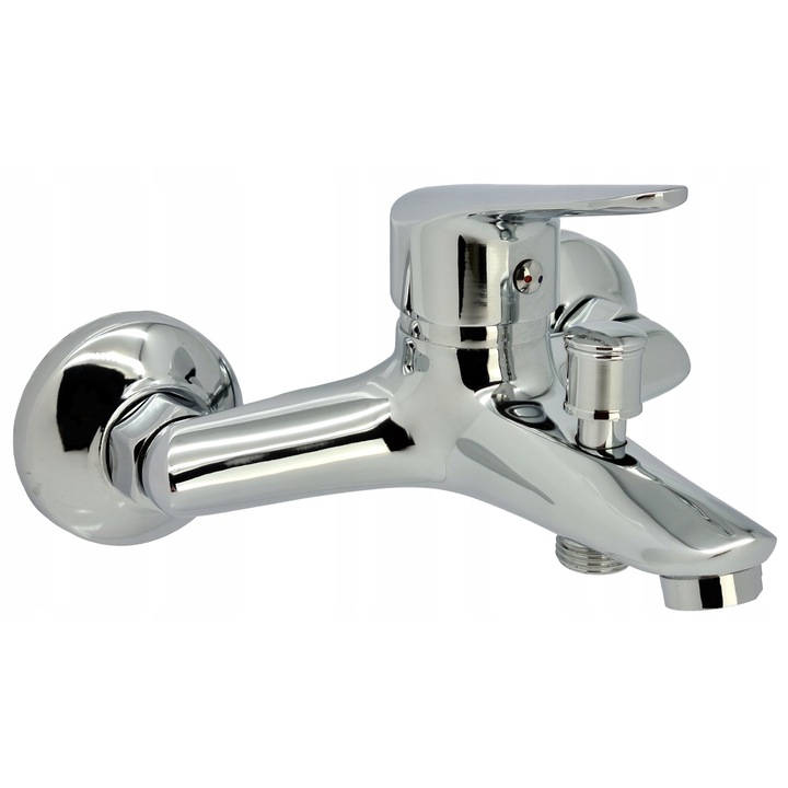 Baterie wannowa Liveno, crom, 15cm, cu perlator, set complet