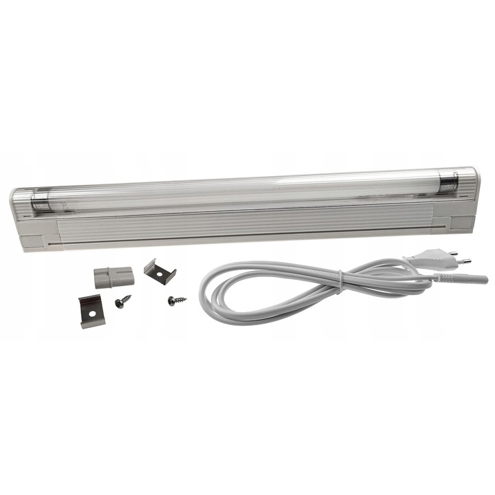 Осветително тяло, 1x8W G5, бял цвят, размери 220-240V