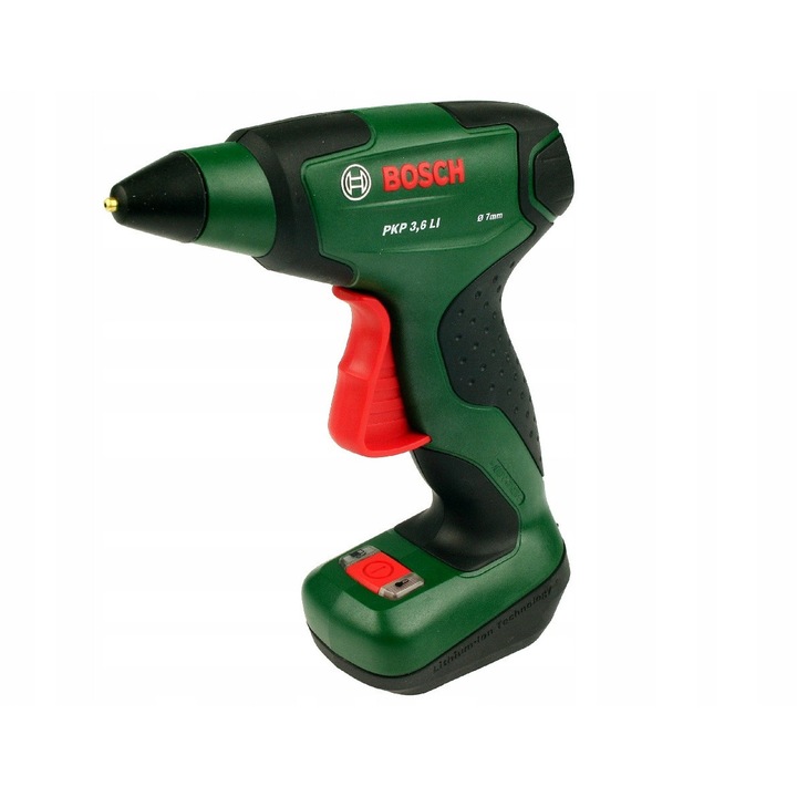 Pistol de lipit Bosch PKP 3,6 LI, 1,5 Ah, 7 mm, fara fir, compact
