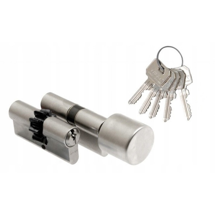 Set cilindri WILKA K423 30x40mm, 5 chei, nichel satinat, securitate ridicata