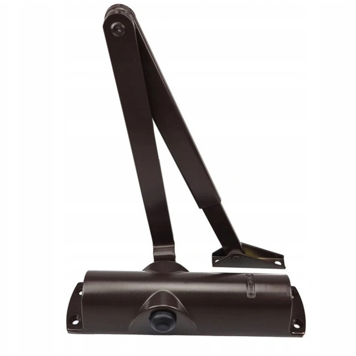 Samozamykacz GEZE TS1000C, 215x52mm, pentru usi 1-skrzydowe, pana la 950mm latime, 60kg, culoare bruna