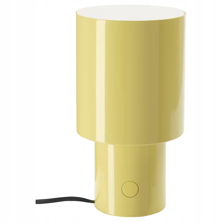 Lampa de birou IKEA SPETSBOJ, galben, 22cm, dimabila, 4.5W