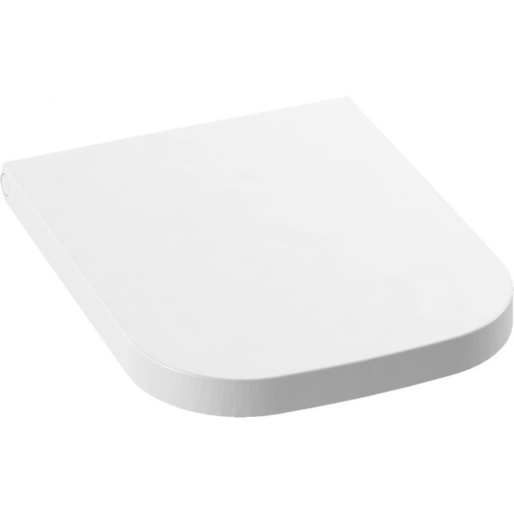 Deska WC CeraStyle Noura, wolnoopadajaca, Duroplast, alb