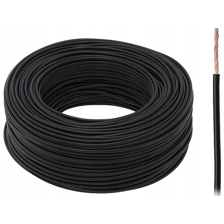 Cablu, Prolech, LgY 1x4,0mm, 450/750V, negru, 100m