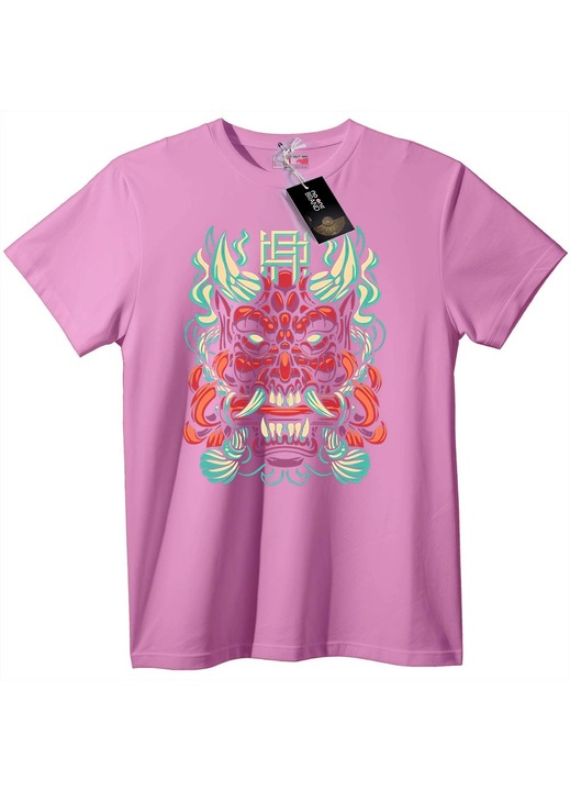 Tricou Oni Mask, Roz, XXS
