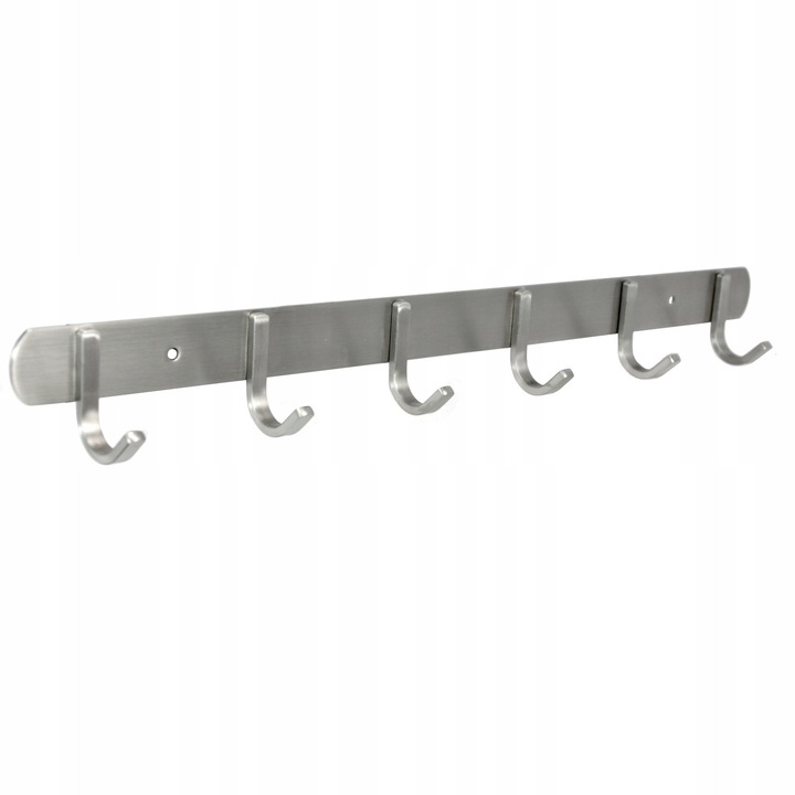 Cuiere, Handmet, model 41, 6 carlige, inox, 46x3x4cm