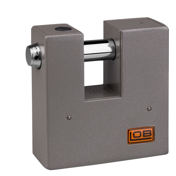 Lacat trzpieniowy LOB, model KT01, atestat clasa 4, otel, 72x18x21,5mm