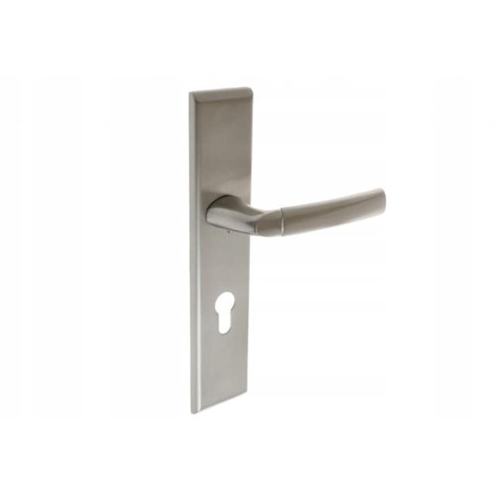 Maner usa exterior Schaffner, 72mm, satina, set 2 bucati