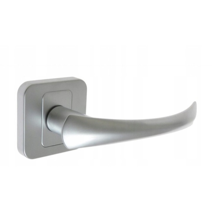 Klamka interior, Nomet, kwadrat, crom mat, tip cu stift kwadrat