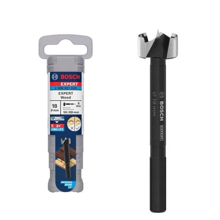 Set burghie Forstner 18mm Bosch Professional