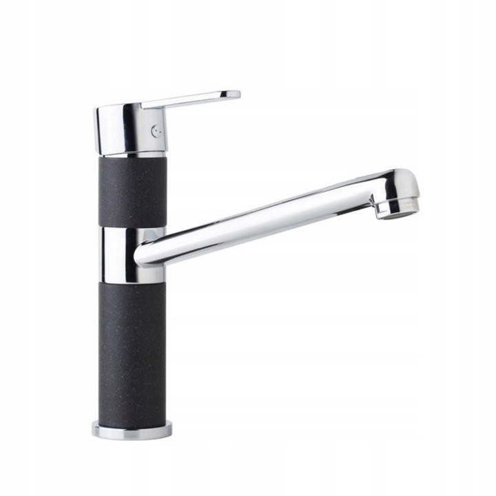 Alveus Origin magas csaptelep, kerámia, fekete, 202x194mm, perlátorral