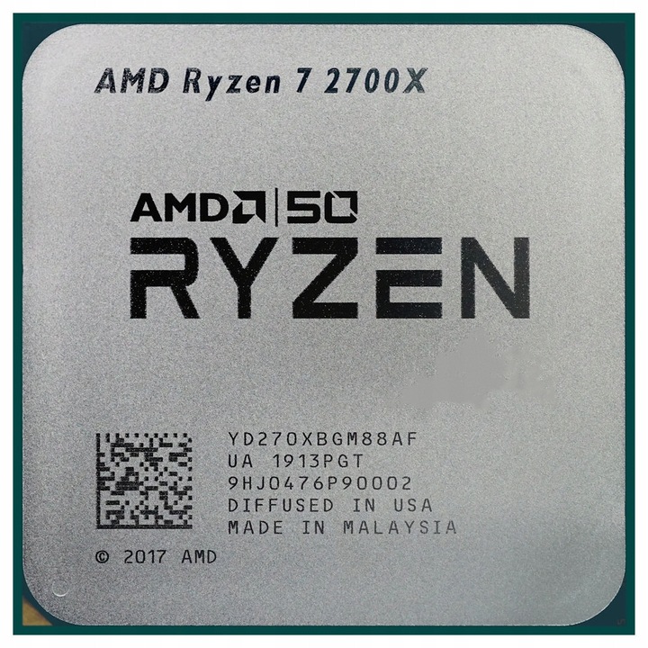 Procesor AMD Ryzen 7 2700X, 8 nuclee, 16 fire, 3.7GHz, AM4