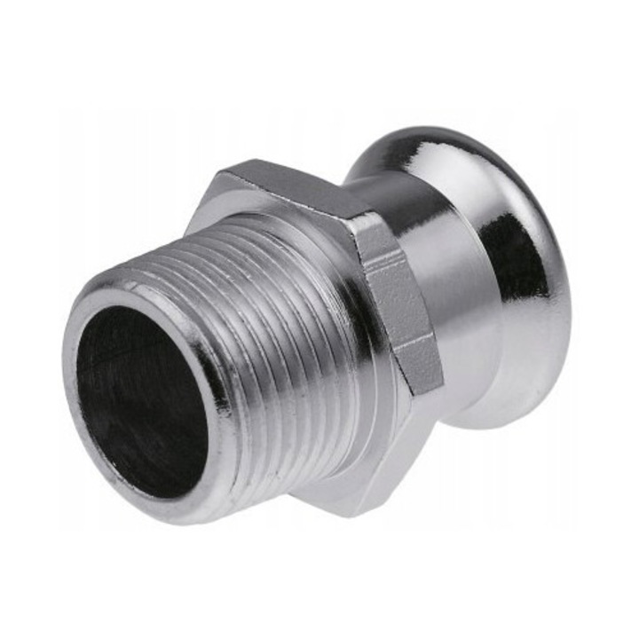 GZ 54 R2" KAN-therm csatlakozó, szénacél, horganyzott, fűtési és hűtési rendszerekhez