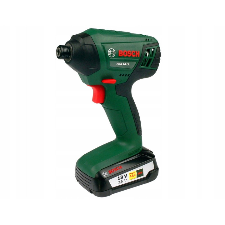Акумулаторна бормашина и винтоверт PDR 18 LI Bosch, 18V, 2,5Ah, 130Nm, 1,3кг