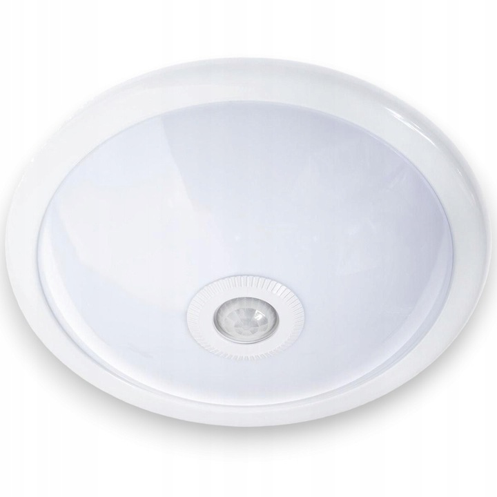 Plafon 2xE27 cu senzor de miscare si crepuscular, VIRONE, alb, 230V