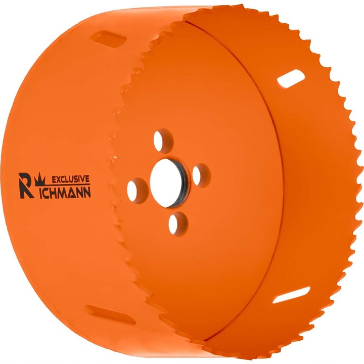 Otwornica bimetalica 140mm Richmann HSS, 5 1/2", pentru metal si lemn