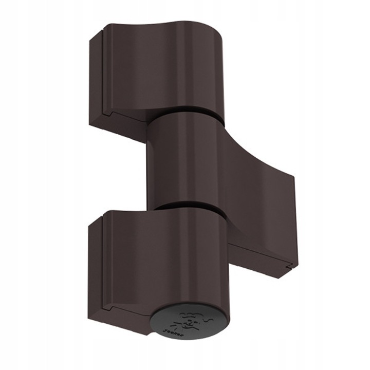 Balamale Medos, Jocker, 67mm, 3 scrijini, culoare brown, pentru usi aluminiu