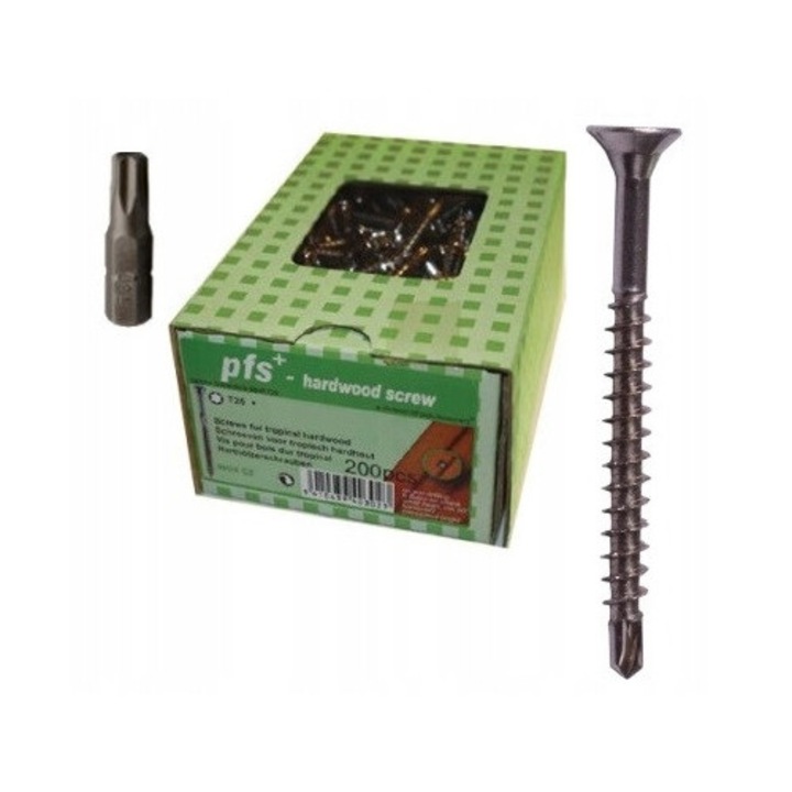 Suruburi inoxidabile auto-perforante PGB, 5x100mm, set 200 buc