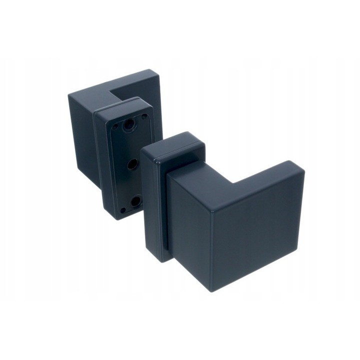 Pochwyt usa Najder, antracit RAL 7016, set cu doua posete, pentru diverse tipuri de usi