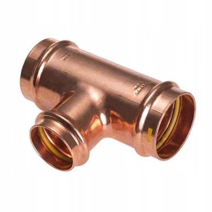 IBP réz idomok, háromutas 28x15x28, gázvezetékekhez, max. 5 bar nyomás, max. 70C hőmérséklet