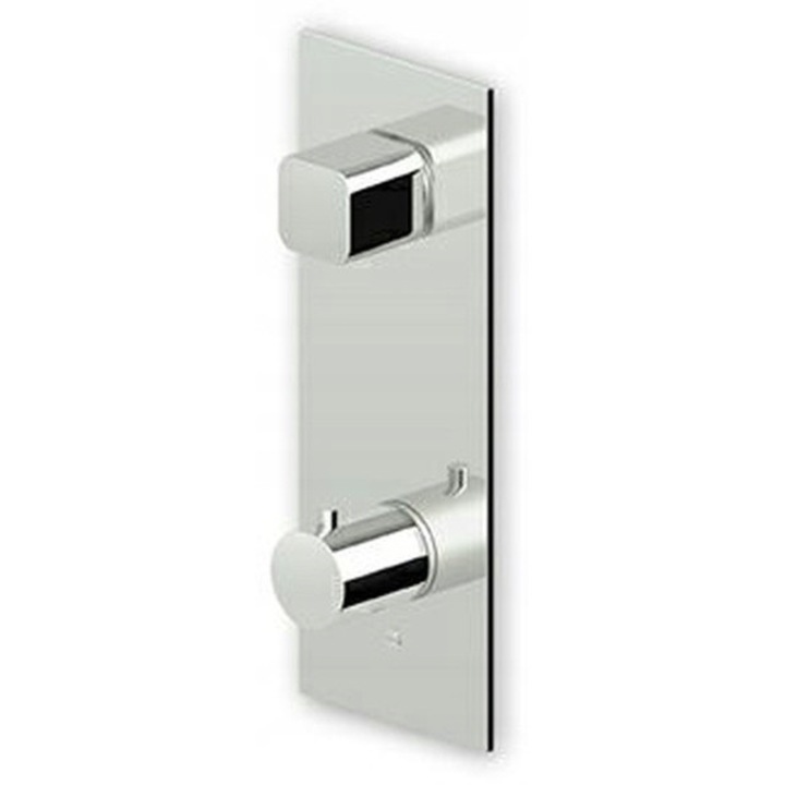 Zuhanycsaptelep, Zucchetti, Brim, termosztátos, króm, 26,8x8cm