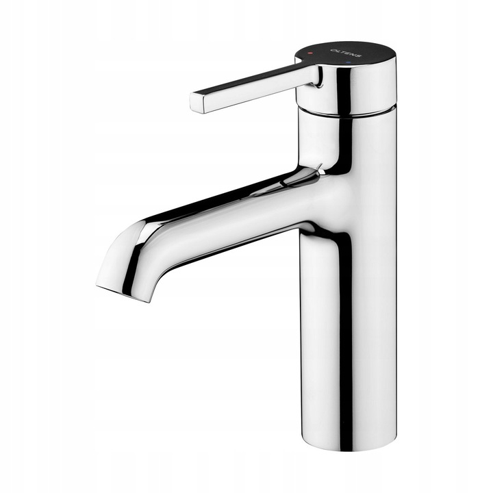 Смесител за мивка, Oltens Rann, хром, едноръкохватков, с изпразнител, 5л/мин