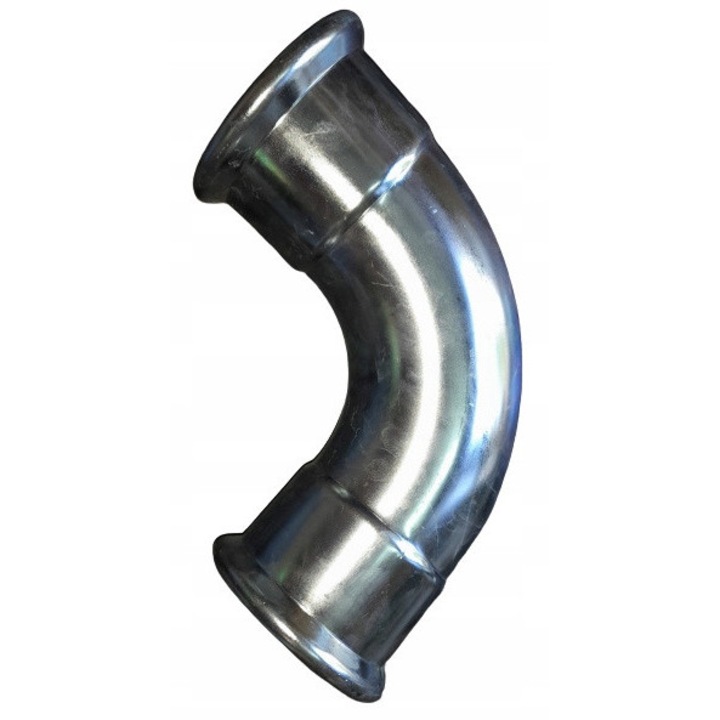 Préselt könyök 108mm KAN-therm Steel, szénacél, korrózióálló, 90°