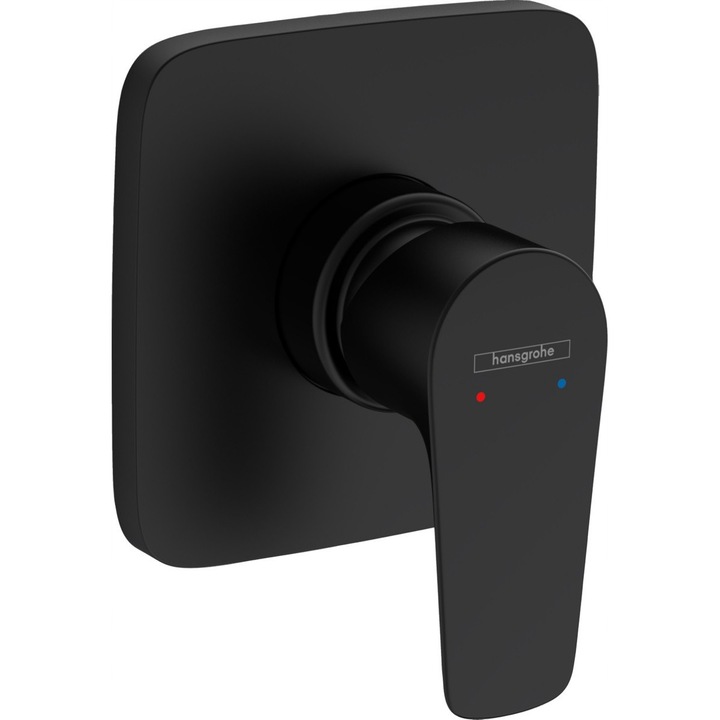 Csaptelep, Talis E, fekete, falba süllyesztett