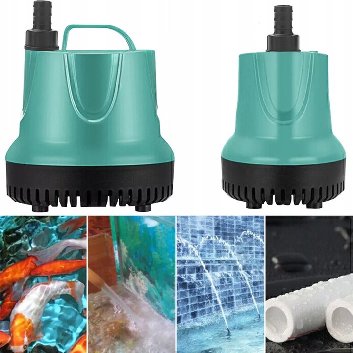 Потопяема помпа 25W, 12,5x10x12,5cm, за мръсна вода, употреба в аквариуми и фонтани