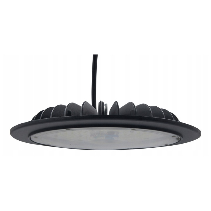 UFO LED ipari lámpa High Bay 100W, IP65, hideg fehér, 28x8cm