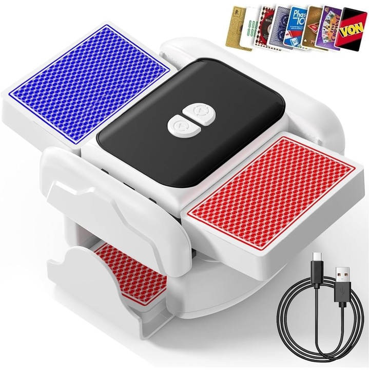 Set poker, TASOWARKA AUTOMATYCZNA, pentru carti, 2x1x1cm