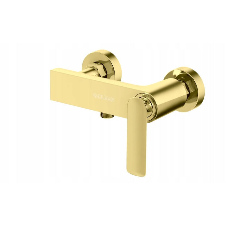 KOHLMAN Experience Gold zuhanycsaptelep, falra szerelhető, sárgaréz, arany kivitel