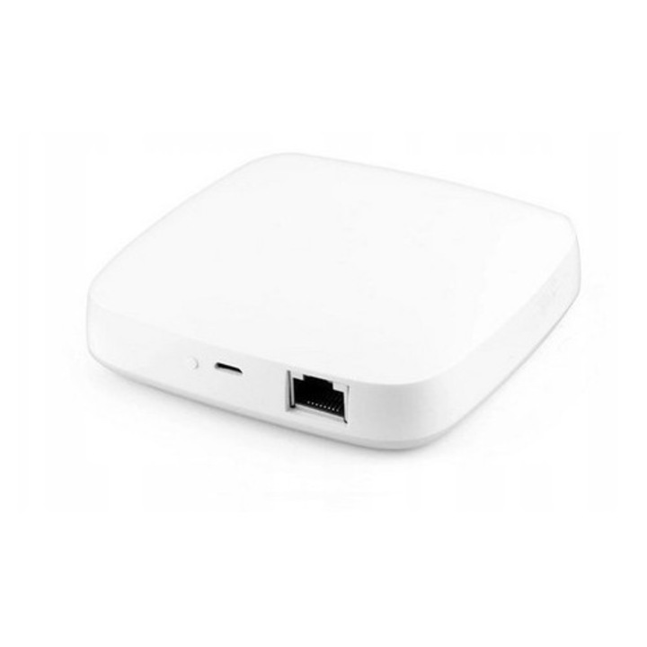 GATEWAY ZigBee 3.0, Tuya, Ethernet LAN, гласов контрол, 128 устройства