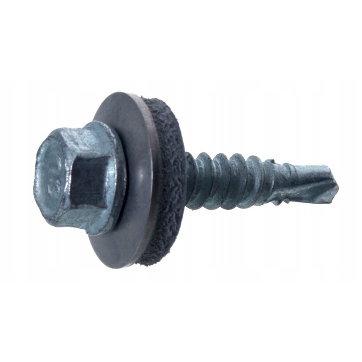 Suruburi inoxidabile JT3 5,5x25, set 100 bucati, cu saiba EPDM