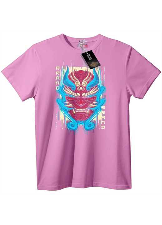 Tricou Oni Mask, Roz, XXS