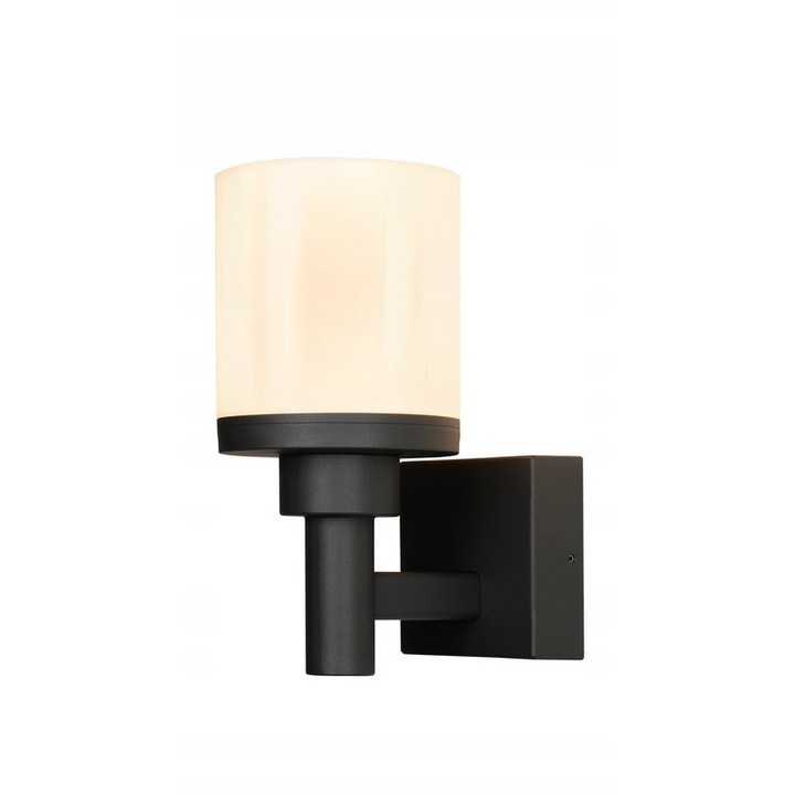 Kinkiet exterior Candellux Saponia 12W LED, IP65, negru, 17,8x25cm