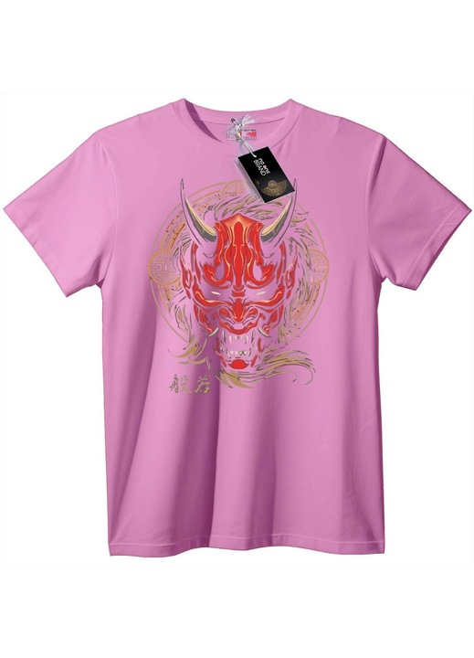 Tricou Oni Demon Mask, Roz, S