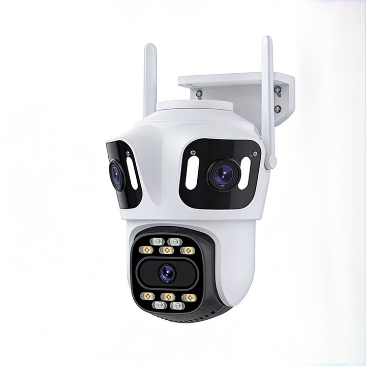 Camera de supraveghere, 2x 4MP, rotativa, WiFi, QHD
