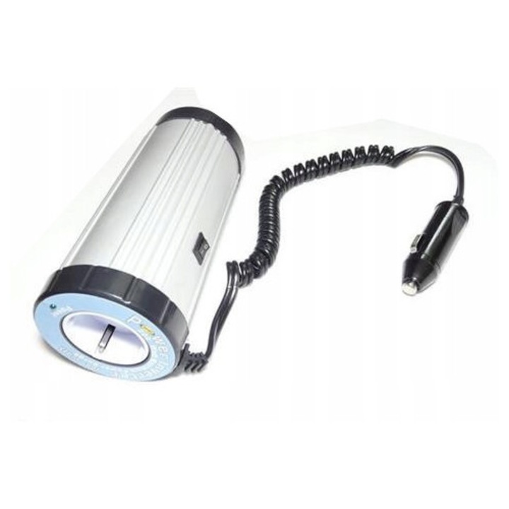 Inverter auto HI-100C 100W 12V/230V, 200W maxim, 220-240V AC