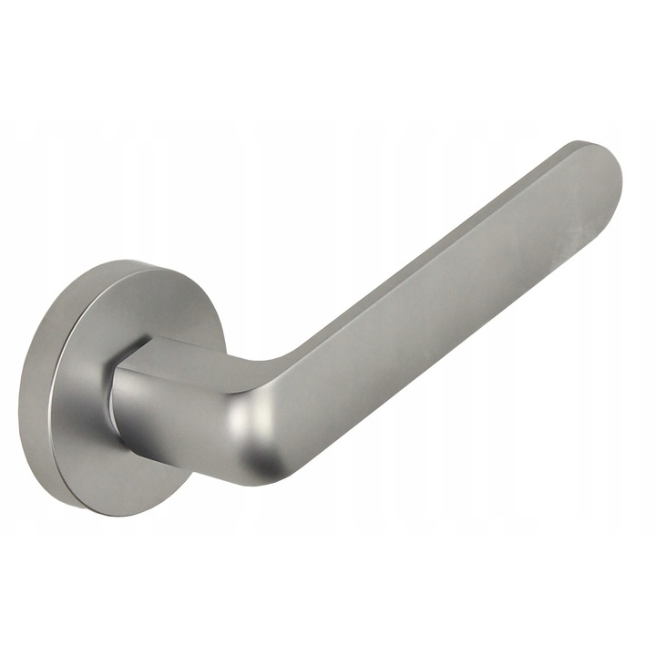 Klamka Organic, Gamet, crom satynowy, set complet, pentru usi interioare