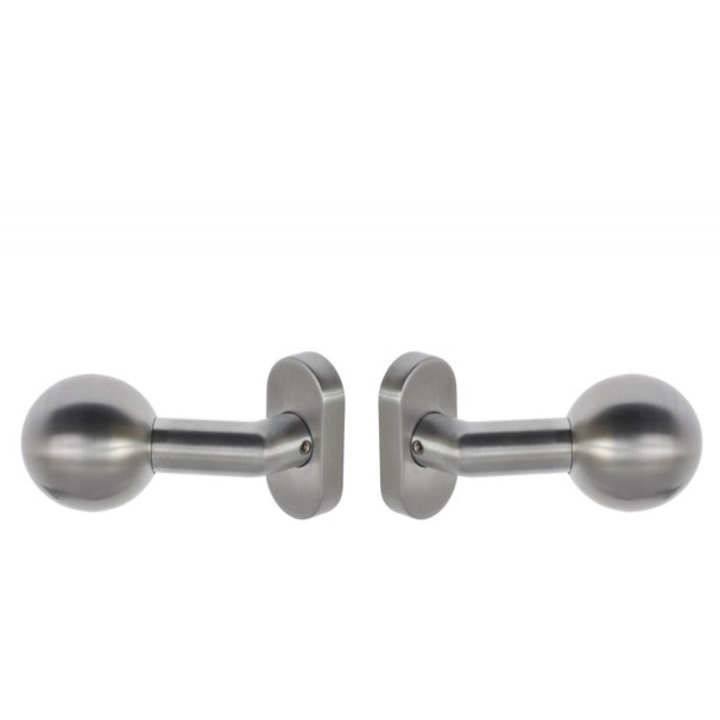 Maner usa MCM, kula obrotowa oval, inox, tip interior