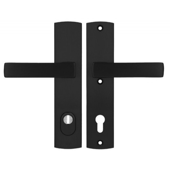 Maner usa AXA Apollo Premium 92WB FLEX, ppoz, negru, aluminiu, pentru usi exterioare si interioare